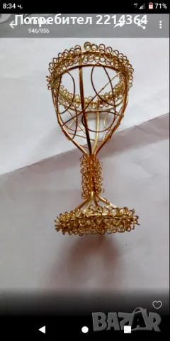 Ръчно направена поставка за яйце-Борец, снимка 5 - Декорация за дома - 47677630