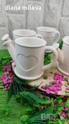 Лейки от гипсокерамика!!!, снимка 5 - Декорация за дома - 48762494