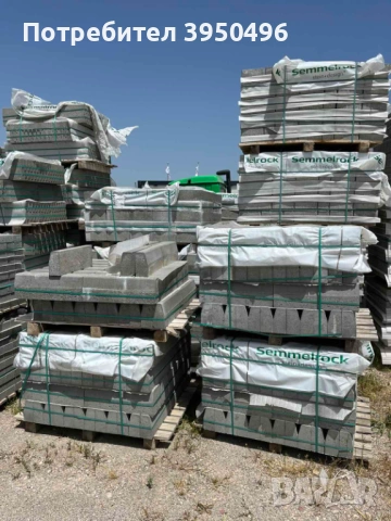 Градински бордюр 8/16/50см, цвят сив - #Semmelrock, снимка 3 - Строителни материали - 53045227