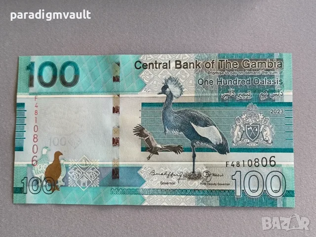 Банкнота - Гамбия - 100 даласи UNC | 2023г.