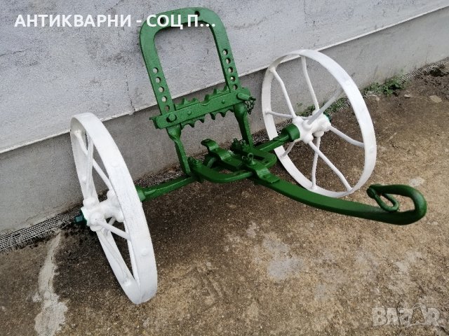 Стара Кована Водеща Част От Плуг, Рало, Стар Кован Колесар / 25 кг. , снимка 4 - Антикварни и старинни предмети - 42345811