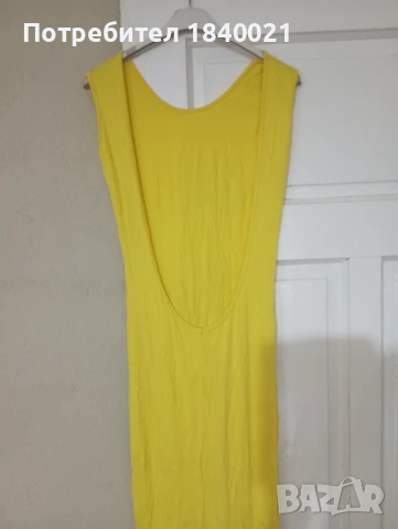 Интересна рокля със гол гръб , снимка 2 - Рокли - 50650742