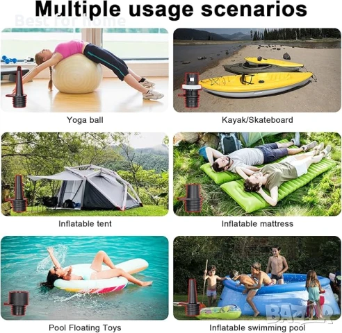 FIETODK Електрическа, акумулаторна SUP помпа 12000mAh , снимка 4 - Друга електроника - 50629170