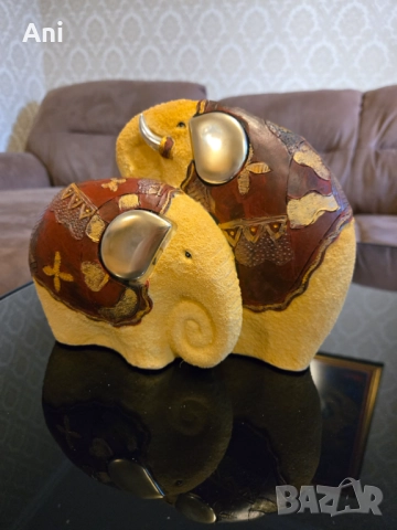 Преплетени слончета ваза , снимка 3 - Вази - 51545911