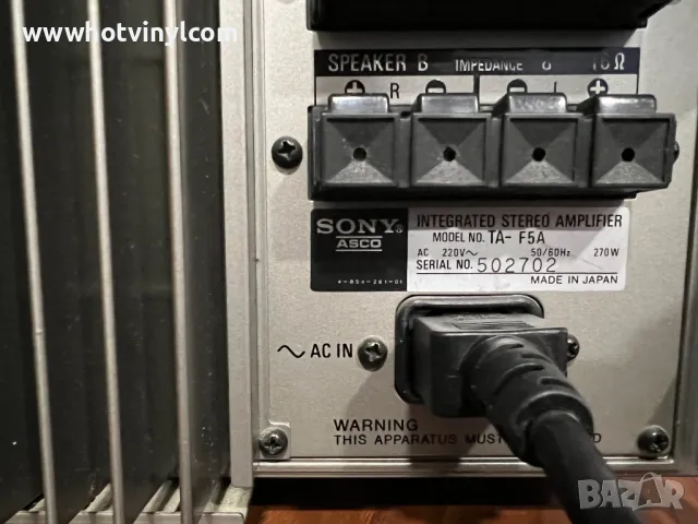 Усилвател Sony TA-F5A, снимка 4 - Ресийвъри, усилватели, смесителни пултове - 47841832