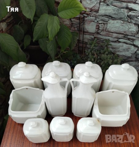 Бели буркани за подправки , снимка 2 - Други ценни предмети - 40781979