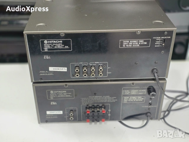🔥 Hitachi HMA-G2 + HGE-G2 – японски винтидж beast комплект! 🇯🇵🎛, снимка 5 - Ресийвъри, усилватели, смесителни пултове - 53654661
