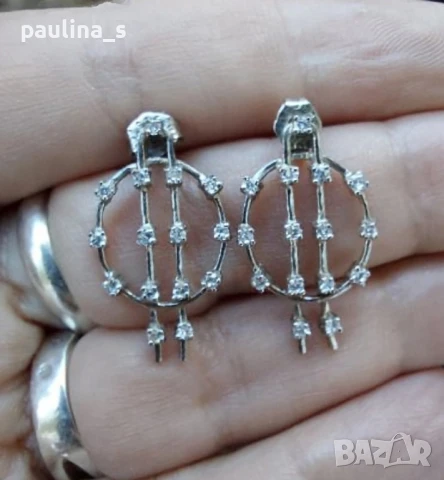 Два различни чифта / Масивни сребърни обеци на щифт / проба 925 , снимка 8 - Обеци - 26738847