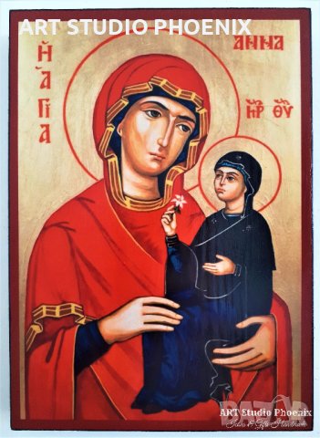 Икона на Света Анна icona Sveta Anna, различни изображения, снимка 1 - Икони - 14992805