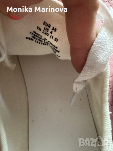 Кецове/платненки на H&M, снимка 4 - Детски гуменки - 51836772