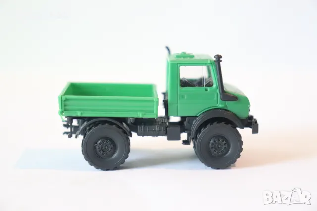 KIBRI H0 1/87 КАМИОН MERCEDES BENZ UNIMOG КОЛИЧКА МОДЕЛ, снимка 4 - Колекции - 50229335