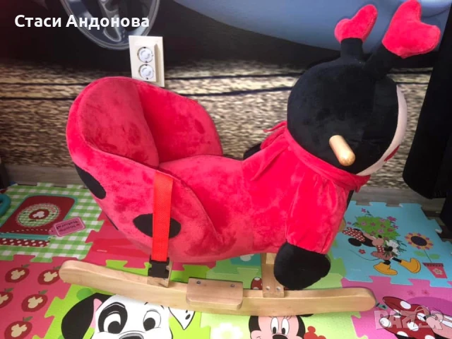 Дървена люлка за яздене-Moni, снимка 3 - Детски люлки - 50828959