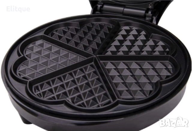 Гофретник Rosberg, 1200W, 5 гнезда, Черен, снимка 2 - Други - 52889142