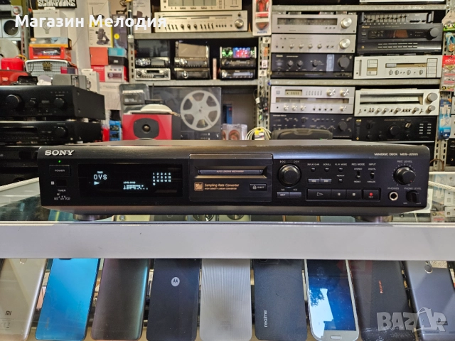 Мини диск / Minidisc deck SONY MDS-JE500 В отлично техническо и визуално състояние.