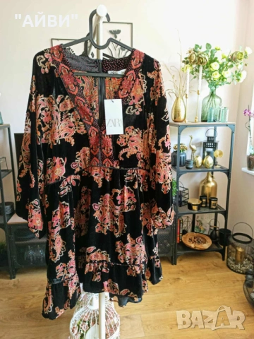 ZARA Прекрасна нова рокля, снимка 2 - Рокли - 51667348