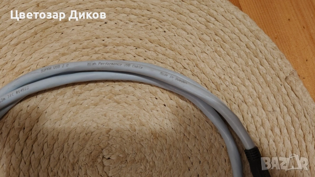 SUPRA AUDIOPHILE USB CABLE USB-A TO USB-B 2.0M, снимка 2 - Аудиосистеми - 53585665