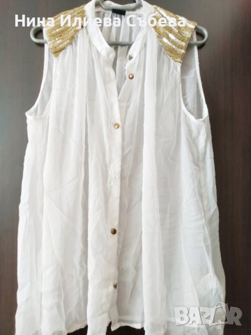 Ленени и памучни туники и блузи, снимка 16 - Туники - 37163949