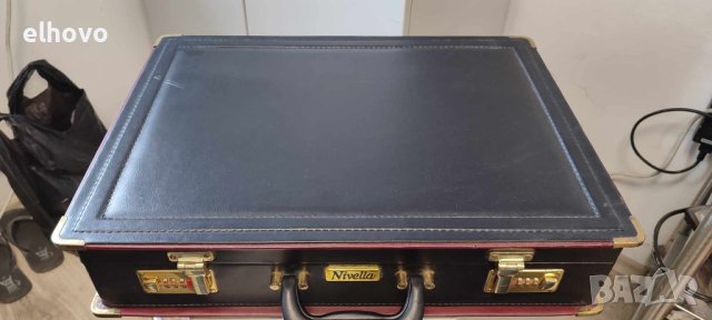 Кожено дипломатическо куфарче с шифър Nivella, снимка 9 - Куфари - 44368425