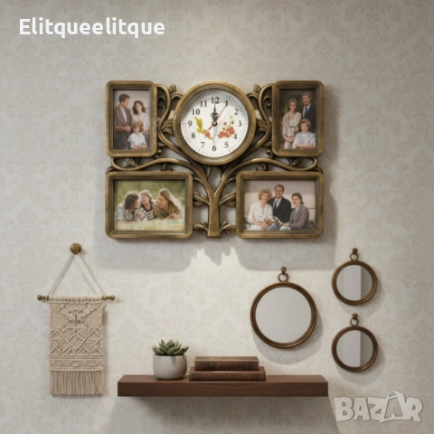 Рамка за снимки с часовник 2 в 1 - Дървото на живота, снимка 5 - Други стоки за дома - 52251033