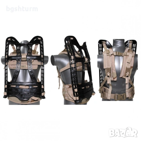 Заглавие: Оригинална Военна Раница САЩ - MOLLE II Large Rucksack (3-Color Desert), снимка 4 - Раници - 53839495