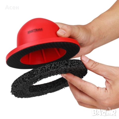 Висококачествен шлифовъчен диск проектиран специално за ефективно почистване на главини 1/2" 150 мм, снимка 2 - Други инструменти - 52193625