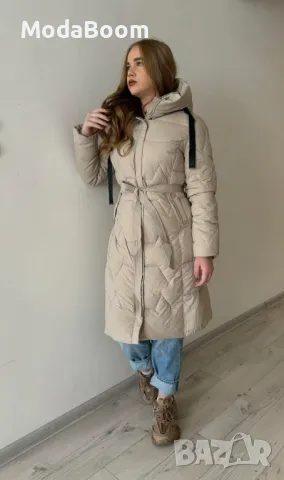 Дълго зимно дамско яке 