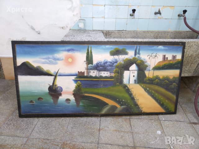 Антична Картина Оазис Масло