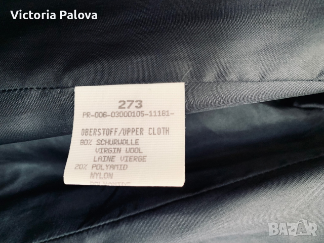 Дълго дизайнерско палто ANNA K вълна 80%, снимка 11 - Палта, манта - 44649815