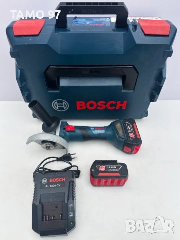 BOSCH GWS 18V-7 - Акумулаторен безчетков ъглошлайф 18V, снимка 1