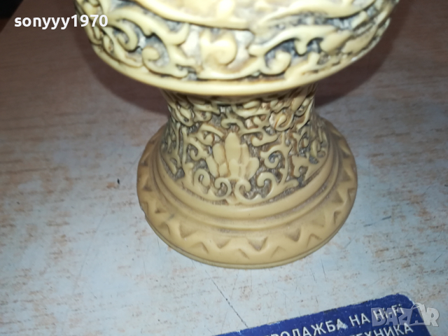 МАСИВНА КРАСИВА ВАЗА ОТ ФРАНЦИЯ 1503241855, снимка 8 - Антикварни и старинни предмети - 44781901