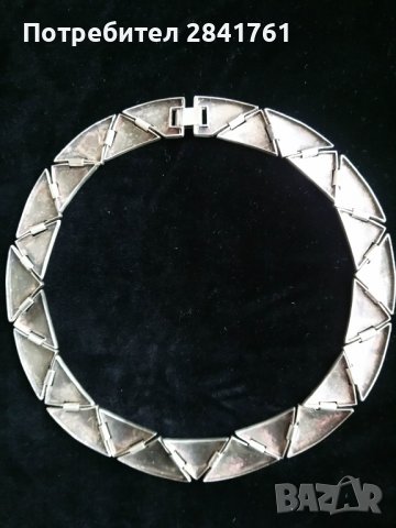 Масивно сребърно колие, снимка 3 - Колиета, медальони, синджири - 39467559