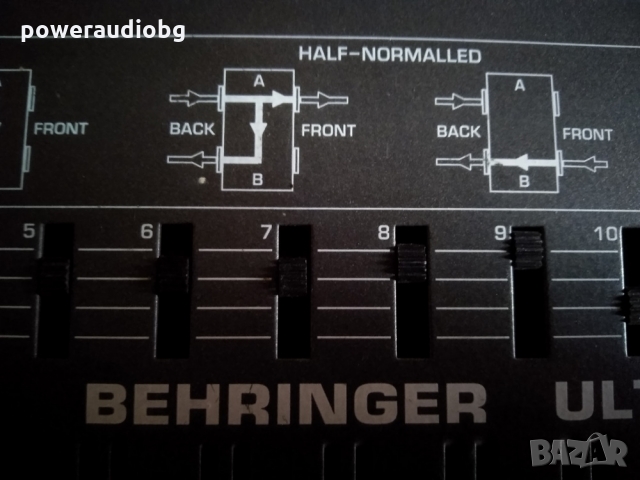 Продавам висококачествен пaч -  Behringer Ultrapatch Pro PX 2000 Multi-functional 48-point Patchbay , снимка 7 - Ресийвъри, усилватели, смесителни пултове - 36082105