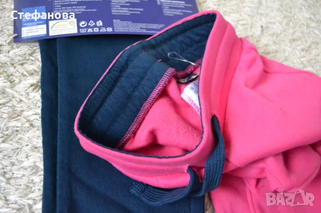  2 нови ватирани памучни долнища ръст 86 - 92 см , снимка 3 - Панталони и долнища за бебе - 48263006