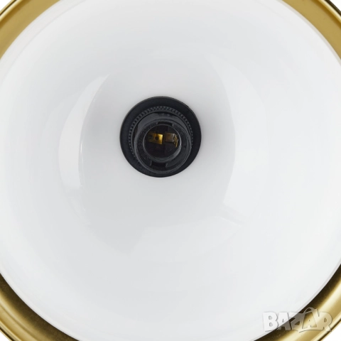 Стояща Лампа със Стъклен Абажур 166см Relaxdays GmbH Art. 10018993 за Хол, Спалня, E27 40W!, снимка 8 - Настолни лампи - 52132491