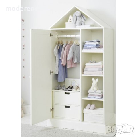 Гардеробче къщичка монтесори, снимка 1 - Мебели за детската стая - 41948331
