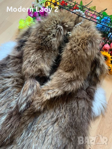 Богат елек от лисица, снимка 2 - Елеци - 51000085