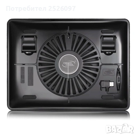 Охлаждаща подложка Deepcool N1 - DP-N112-N1BK, снимка 3 - Части за лаптопи - 53748135
