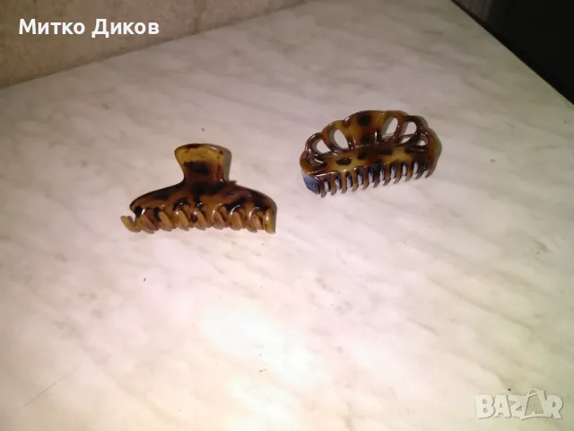 Пластмасови шноли за коса нови 2 броя, снимка 2 - Аксесоари за коса - 48513347