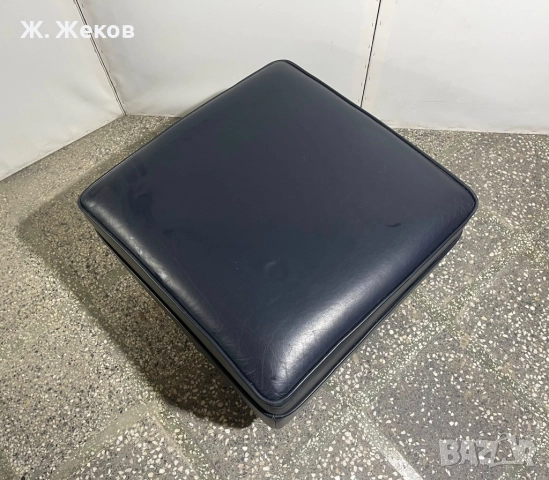 Кожена табуретка, снимка 2 - Дивани и мека мебел - 52952146