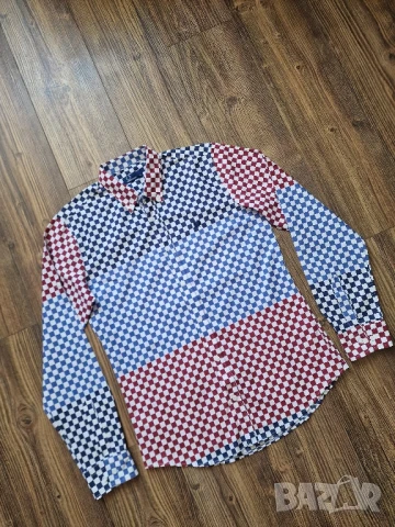 Страхотна мъжка  риза FRED PERRY размер M / L , снимка 2 - Ризи - 50789004