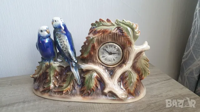 Настолен механичен порцеланов часовник Jema, снимка 10 - Антикварни и старинни предмети - 47739603