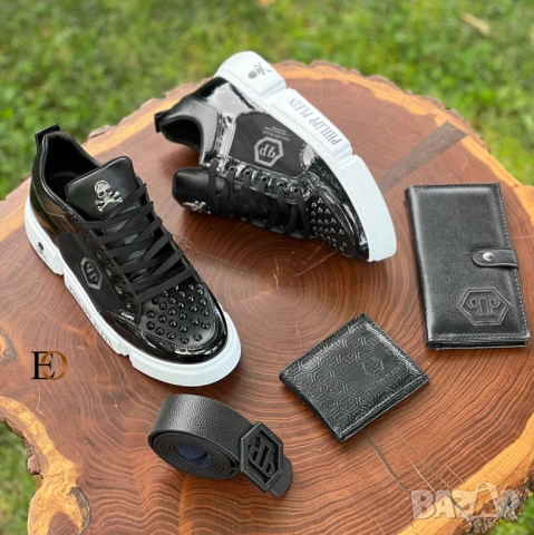 мъжки маратонки philipp plein, снимка 3 - Маратонки - 51454541