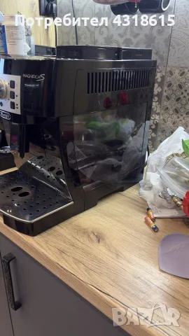 Кафеавтомат DeLonghi Magnifica S 15 bar, 1450 W, снимка 4 - Кафемашини - 55966949