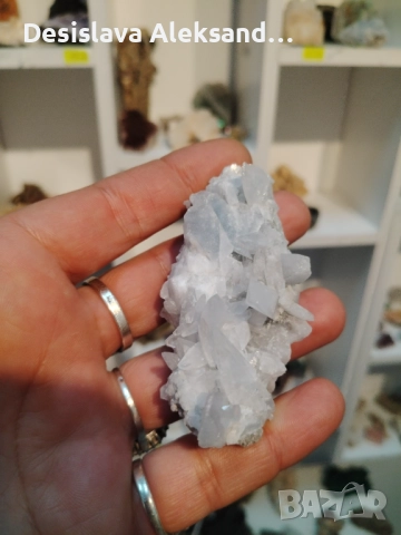 Бял целестин от Мадагаскар 