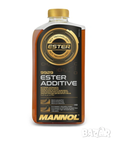 Добавка за моторно масло MANNOL 9929 Ester Additive 0.500L, снимка 2 - Аксесоари и консумативи - 53796291