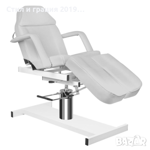 Стол за педикюр A 210 180 х 63/73 х 64/80 см - сива, снимка 1