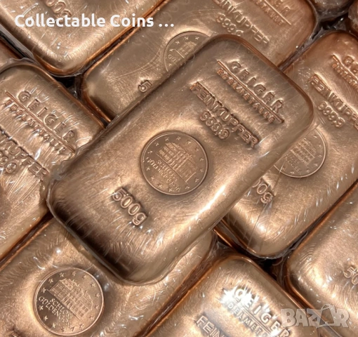инвестиционна мед кюлчета и монети 