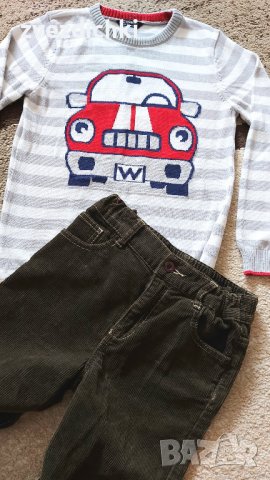 🧒Лот за момче пуловер LC WAIKIKI и джинси ESPRIT 116/122, снимка 2 - Детски комплекти - 39893466