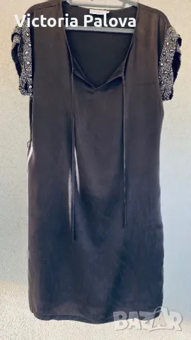 Дизайнерска рокля LYNN ADLER Франция 100% коприна