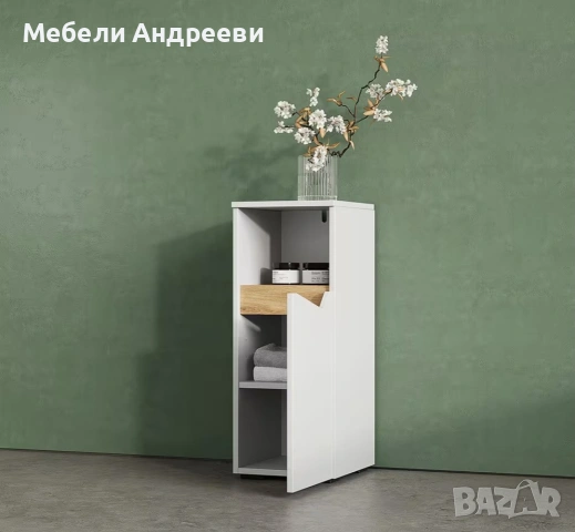 Среден бял шкаф Vicco 5969, снимка 3 - Шкафове - 53769356